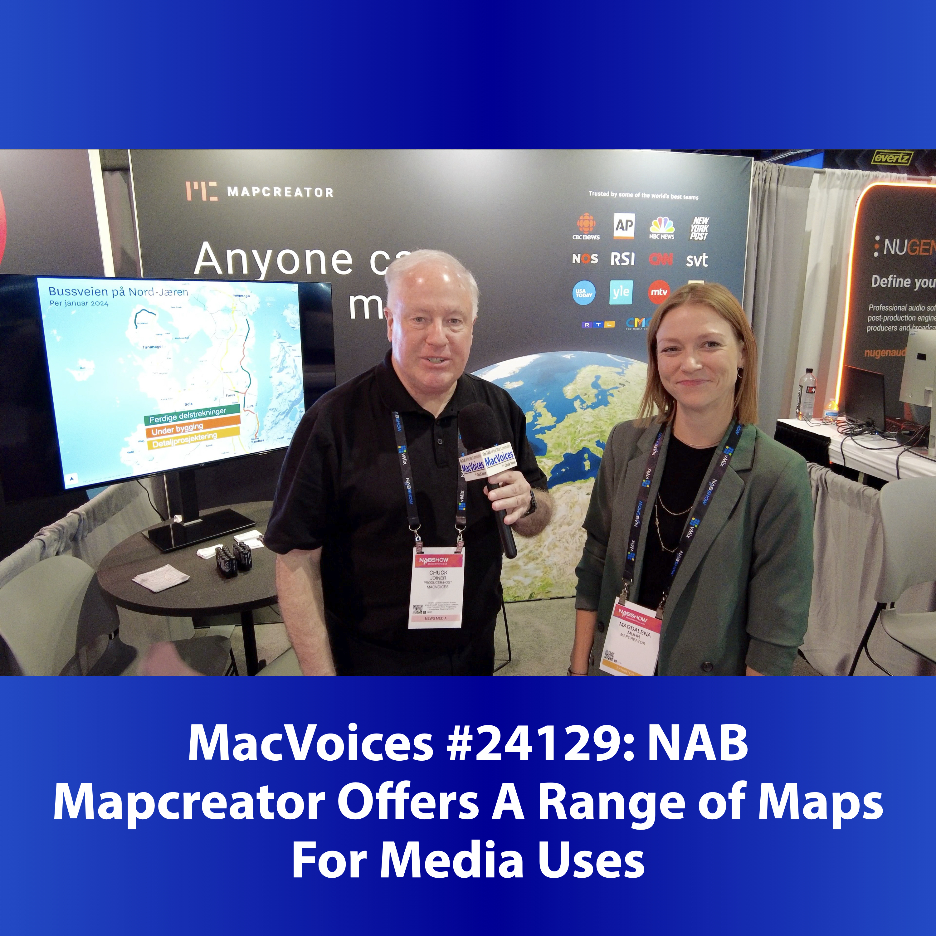 MacVoices #24129: NAB - Mapcreator Offers A Range of Maps For Media Uses