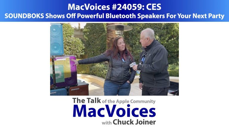 MacVoices #24059: CES – SOUNDBOKS Shows Off Powerful Bluetooth Speakers For Your Next Party