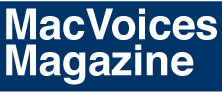 MacVoices Magazine blue block