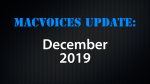 MacVoices Update 2019-12