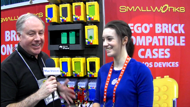 MacVoices #1321: CES – Hannah Wimberley of Smallworks Shows What You Can Do With A Lego iPhone Case